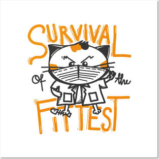 Survival of the fittest Posters and Art